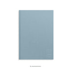 A4 Notebook Lyseblå Linned