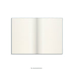 A4 Notebook Lyseblå Linned