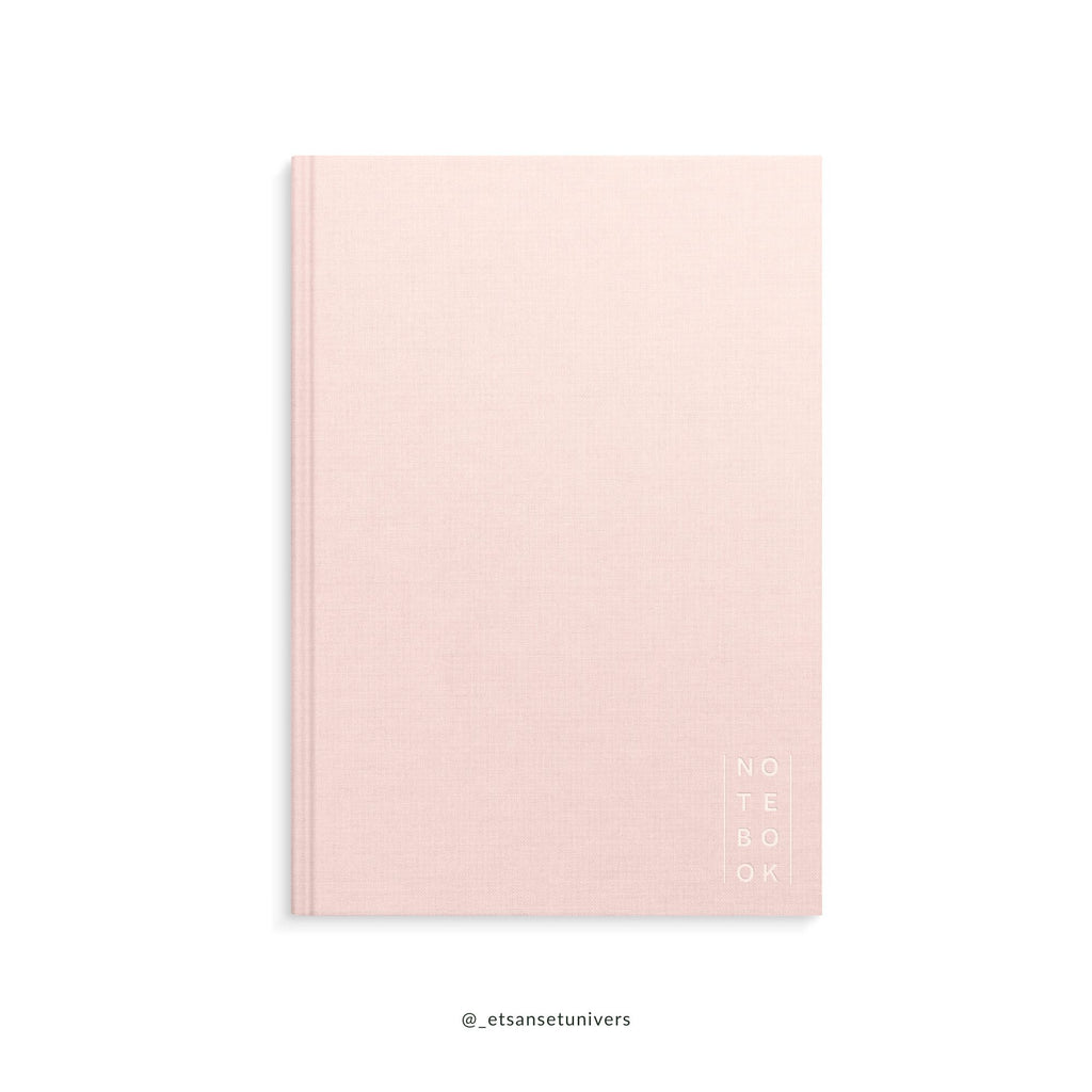 A4 Notebook Pink Linned