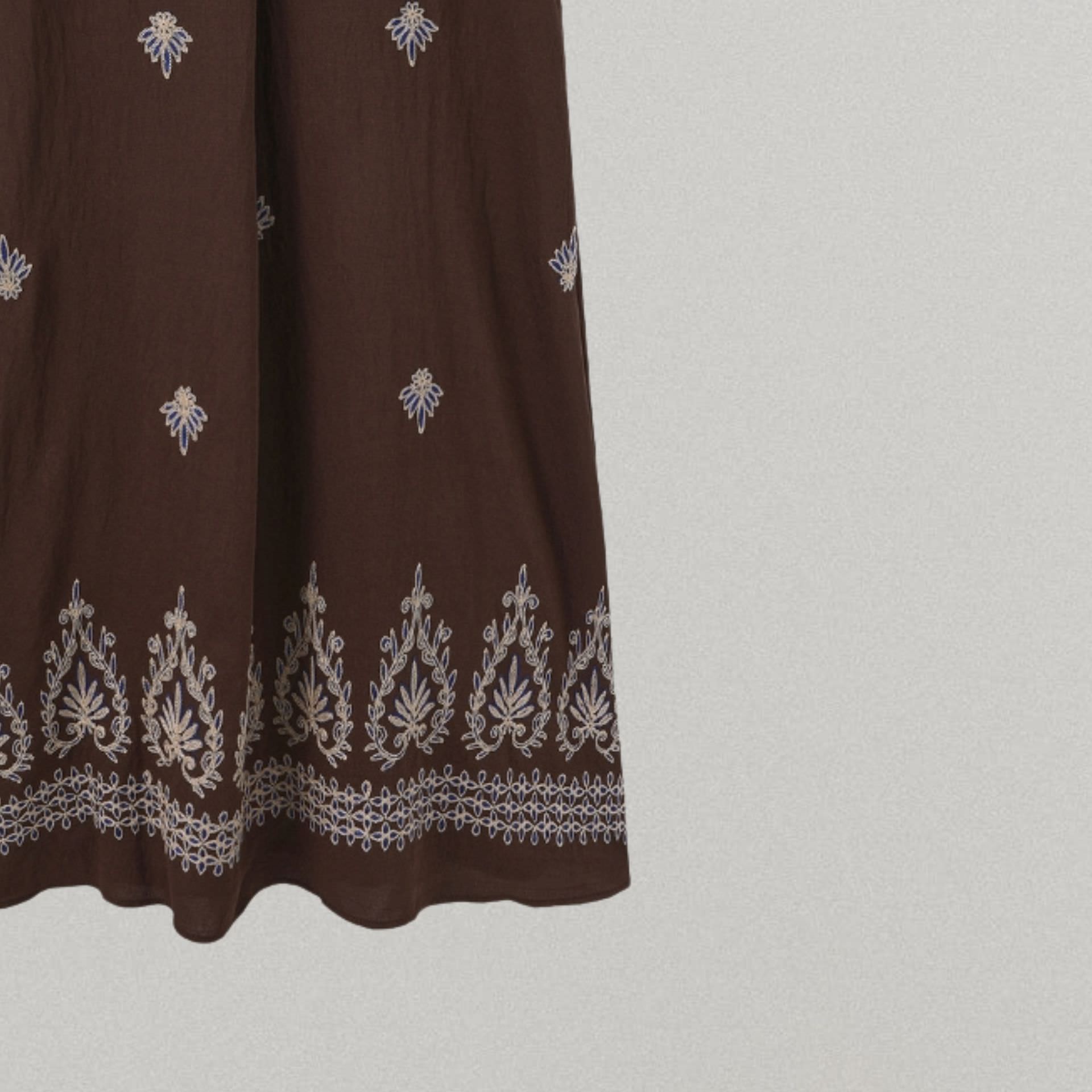 Alfild kjole - Mørkebrun