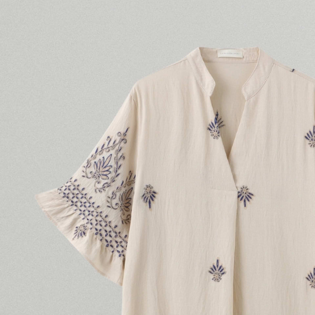 Alfild kjole - Lys sand