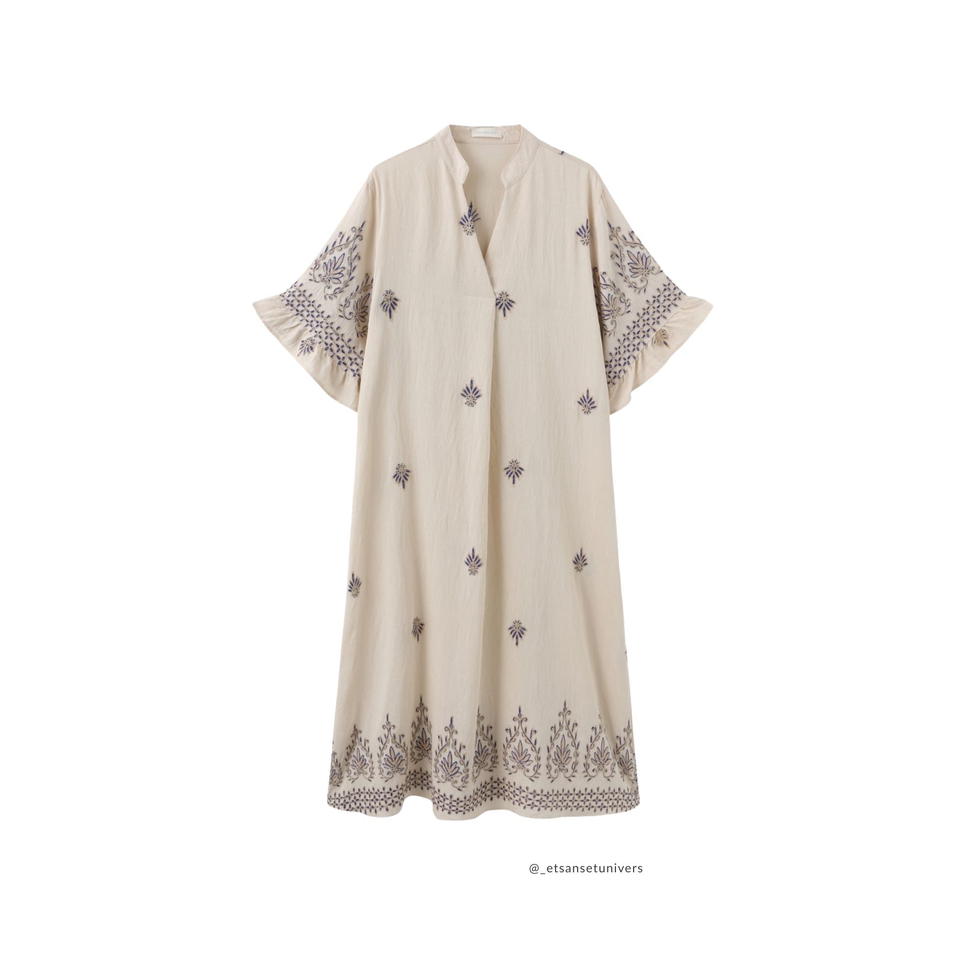 Alfild kjole - Lys sand