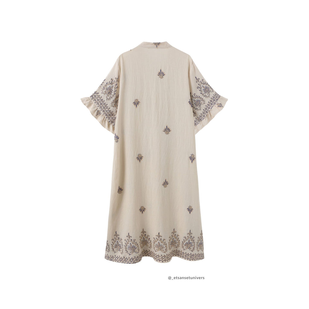 Alfild kjole - Lys sand