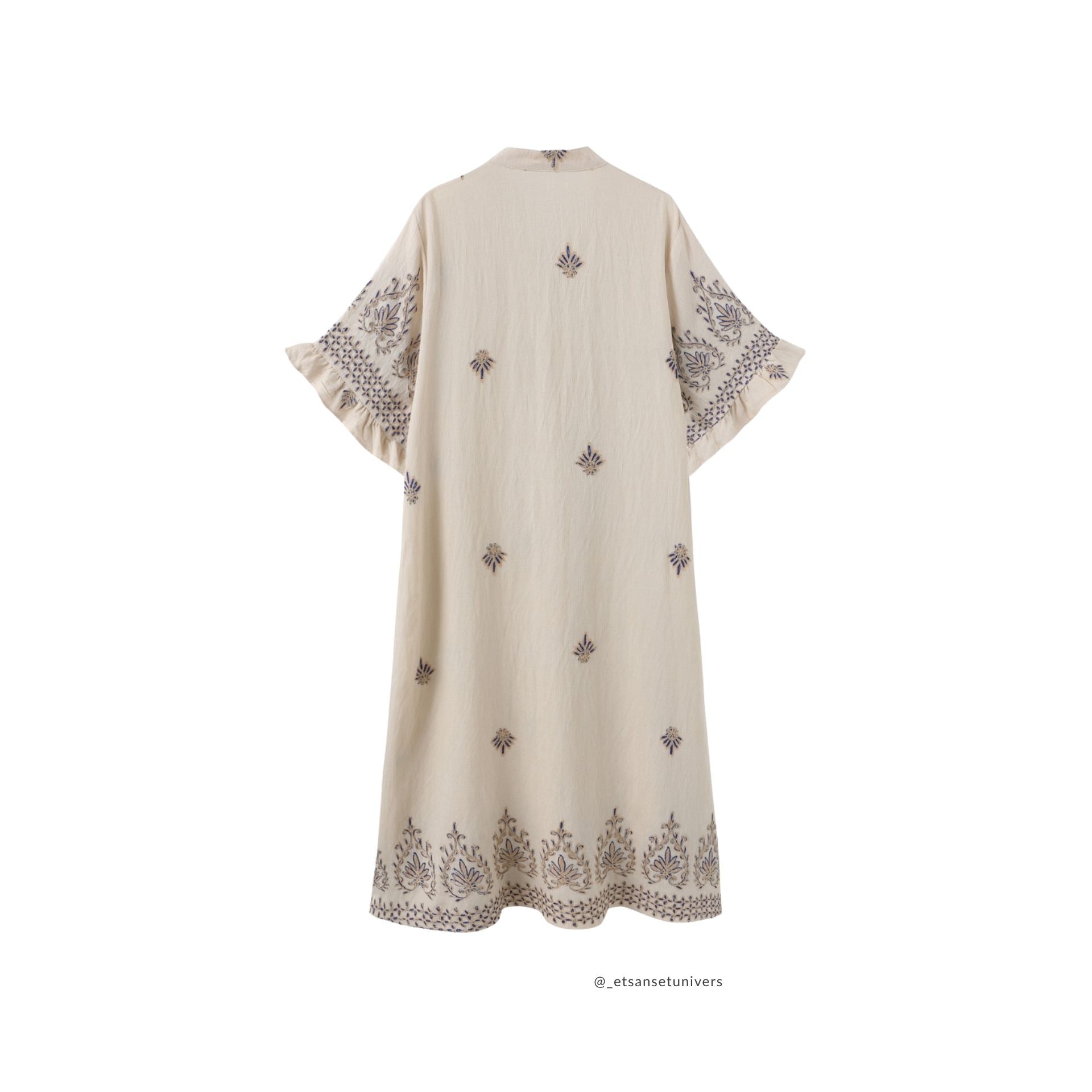 Alfild kjole - Lys sand