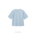 Boxy T-shirt - Bomuld - Sweet fresh mint - set bagfra - Et Sanset Univers