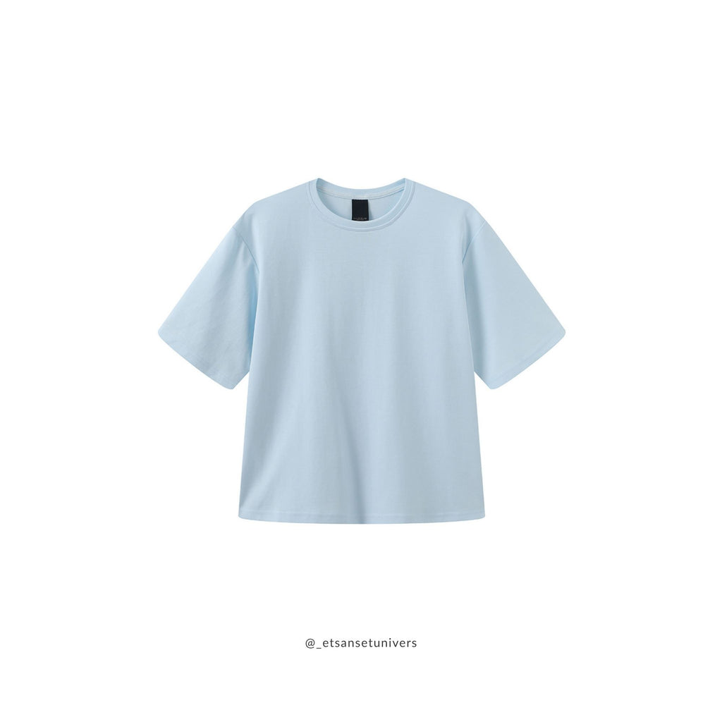 Boxy T-shirt - Bomuld - Sweet fresh mint - set forfra - Et Sanset Univers