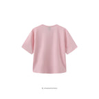 Boxy T-shirt - Pastel Pink - bomuld - set bagfra - et sanset univers 