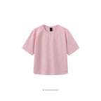 Boxy T-shirt - Pastel Pink - bomuld - set forfra - et sanset univers 
