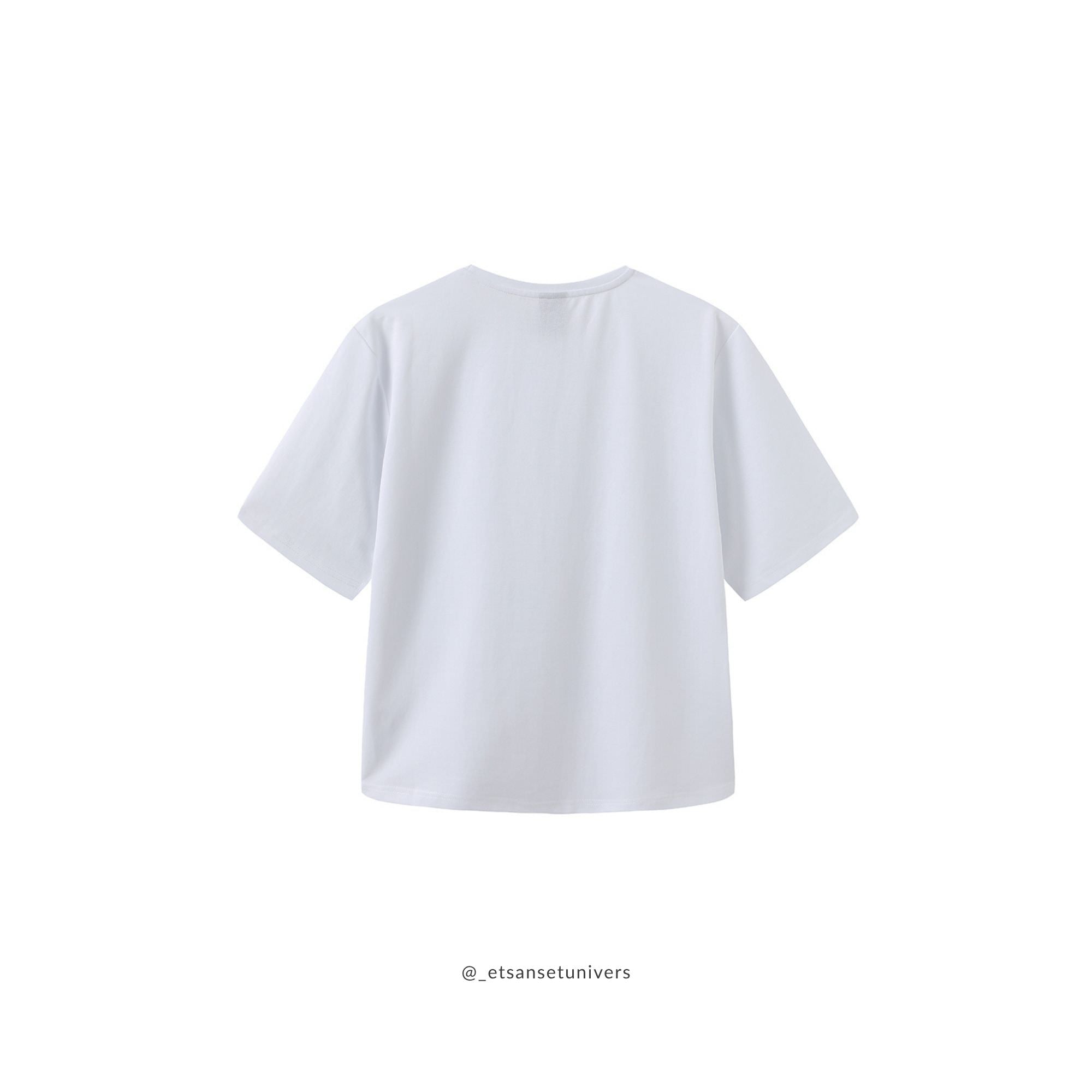 Boxy T-shirt - Hvid