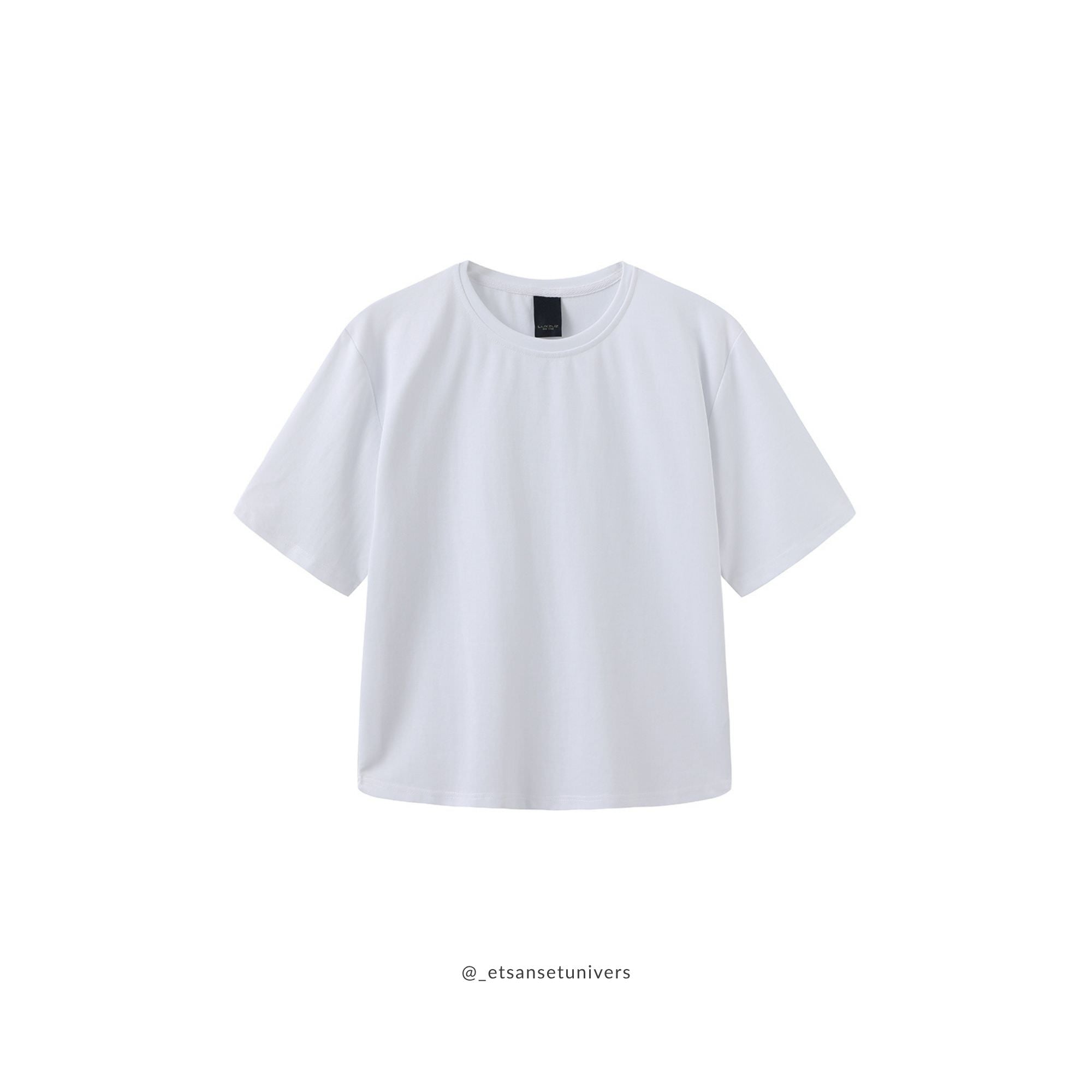 Boxy T-shirt - Hvid