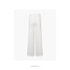 Carol Loose - Medium Length - White Denim jeans - OEKO-TEX økologisk bomuld - set bagfra - et sanset univers