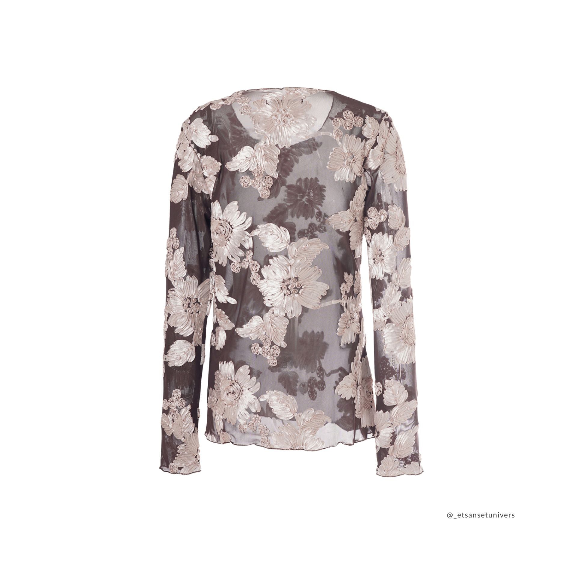 Florana Mesh - Chocolate Plum