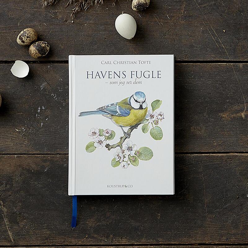 Bog om den danske haves fugle og fugleliv – stiliseret - Et Sanset Univers