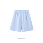 Hør shorts - Himmelblå 100% linned - Et Sanset Univers