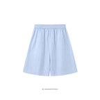 Hør shorts - Himmelblå 100% linned - Et Sanset Univers