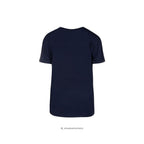 Karin Soft Bamboo T-shirt - Midnatsblå - soft bamboo - set bagfra - et sanset univers