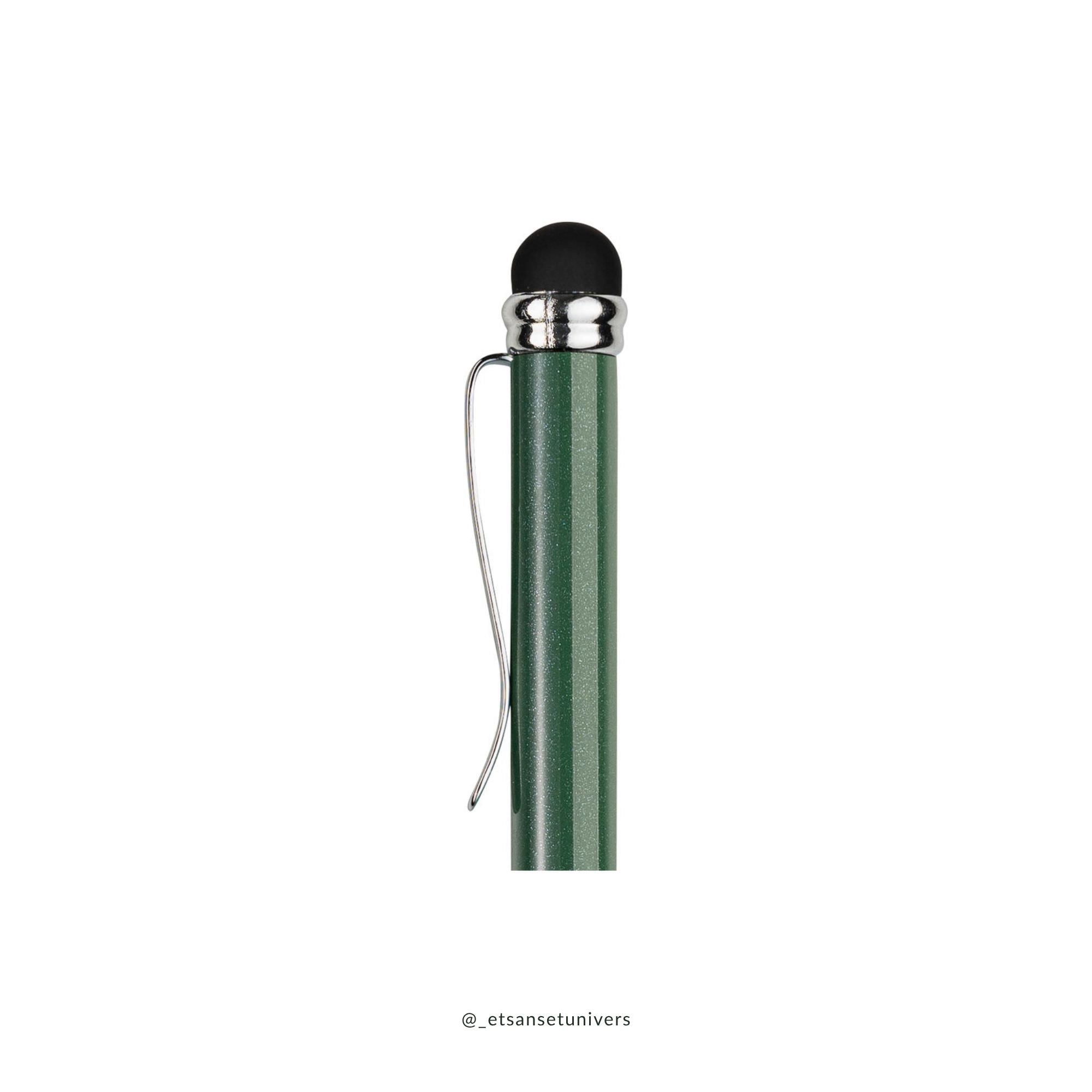Mini kuglepen med touch-funktion - Mørkegrøn