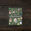 Bog om køkkenhave med havelog og kalender - stiliseret – Et Sanset Univers