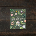 Bog om køkkenhave med havelog og kalender - stiliseret – Et Sanset Univers