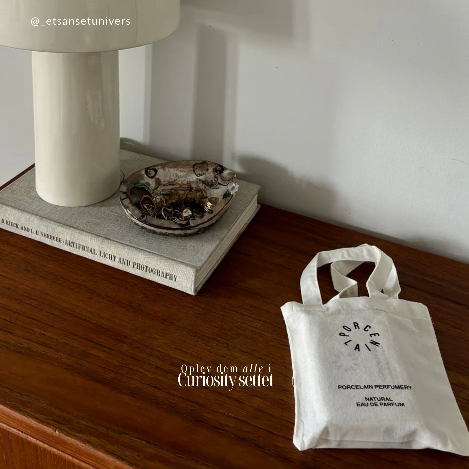 PORCELAIN Curiosity Set – oplev alle duftene i én samling – Et Sanset Univers