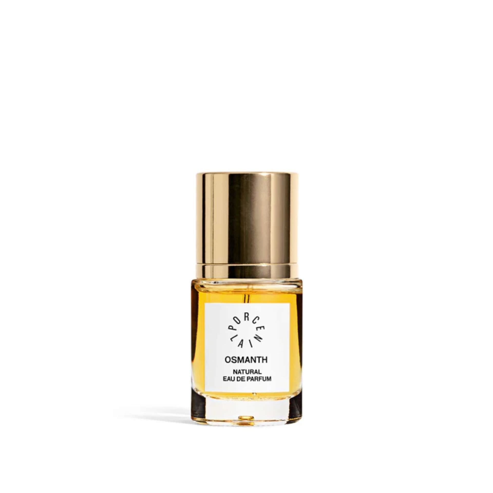 PORCELAIN Osmanth No. 1 – 15ml parfumeflakon med træagtige og orientalske noter – Et Sanset Univers