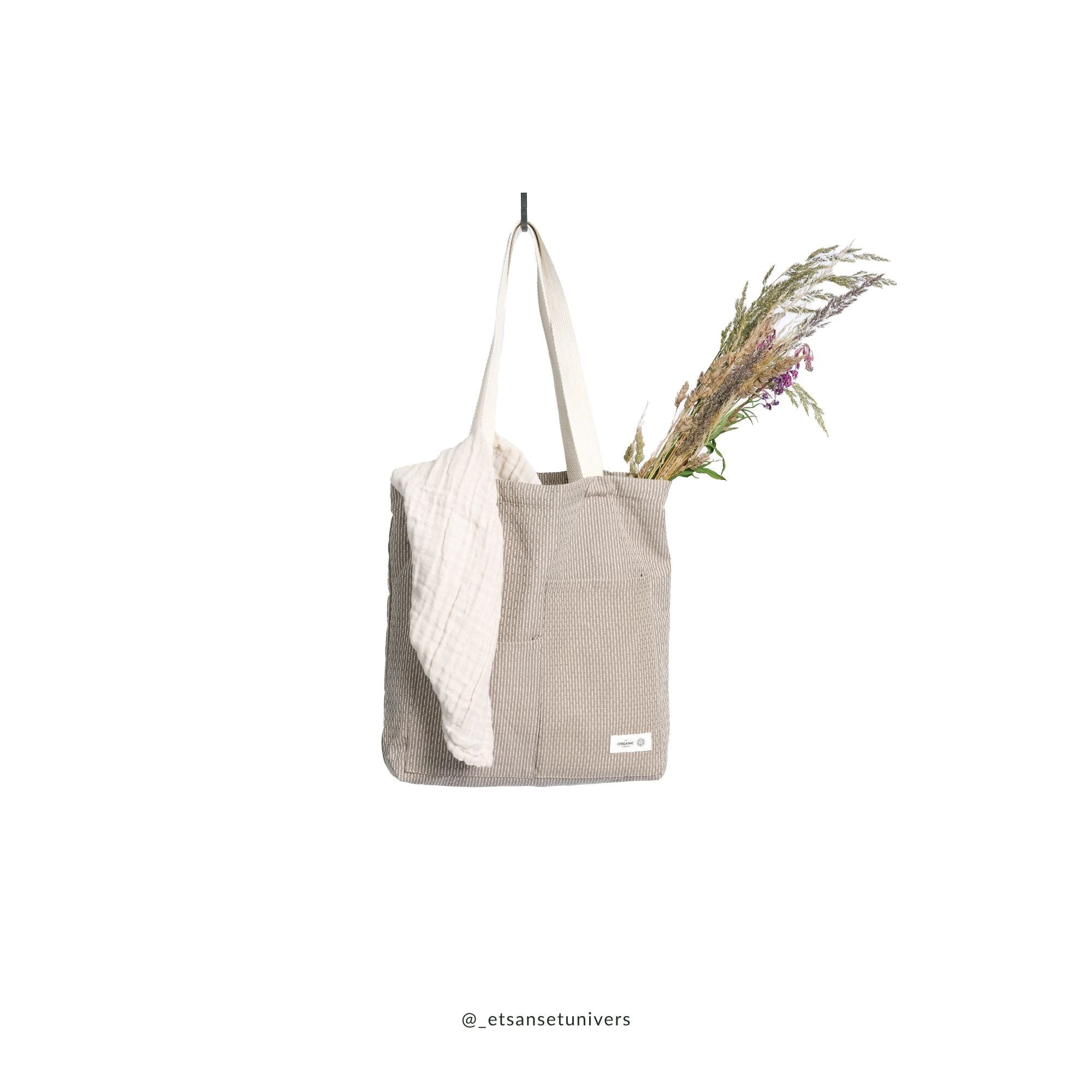 Piqué collection - Tote bag - Clay stone
