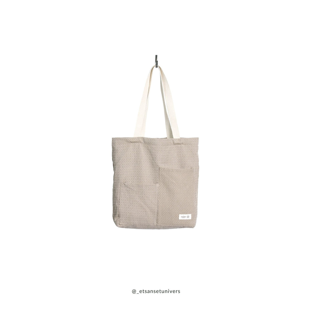 Piqué collection - Tote bag - Clay stone