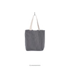 Piqué collection Bundle - Badekåbe + Tote bag - Evening grey