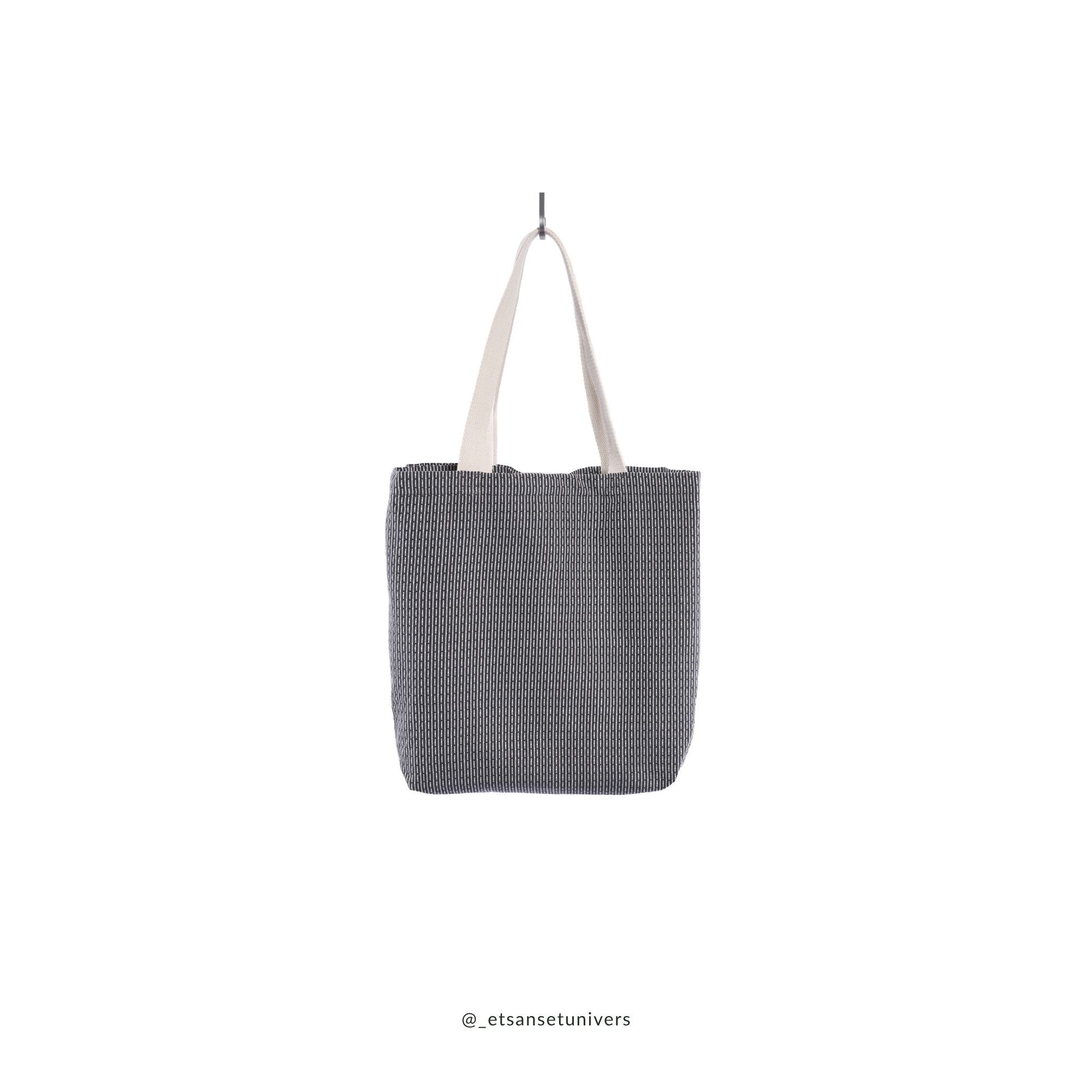 Piqué collection - Tote bag - Evening grey