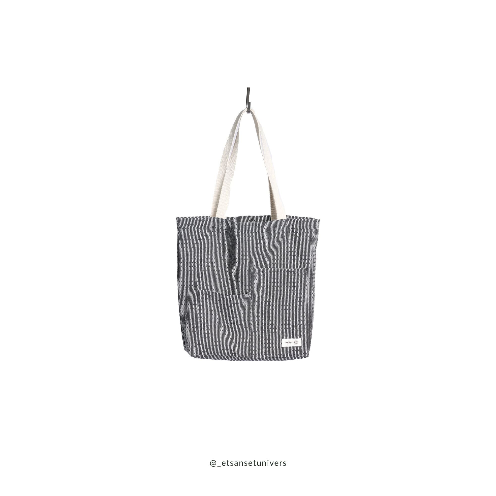 Piqué collection - Tote bag - Evening grey