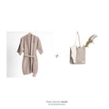 Piqué collection Bundle - Badekåbe + Tote bag - Clay stone - et sanset univers
