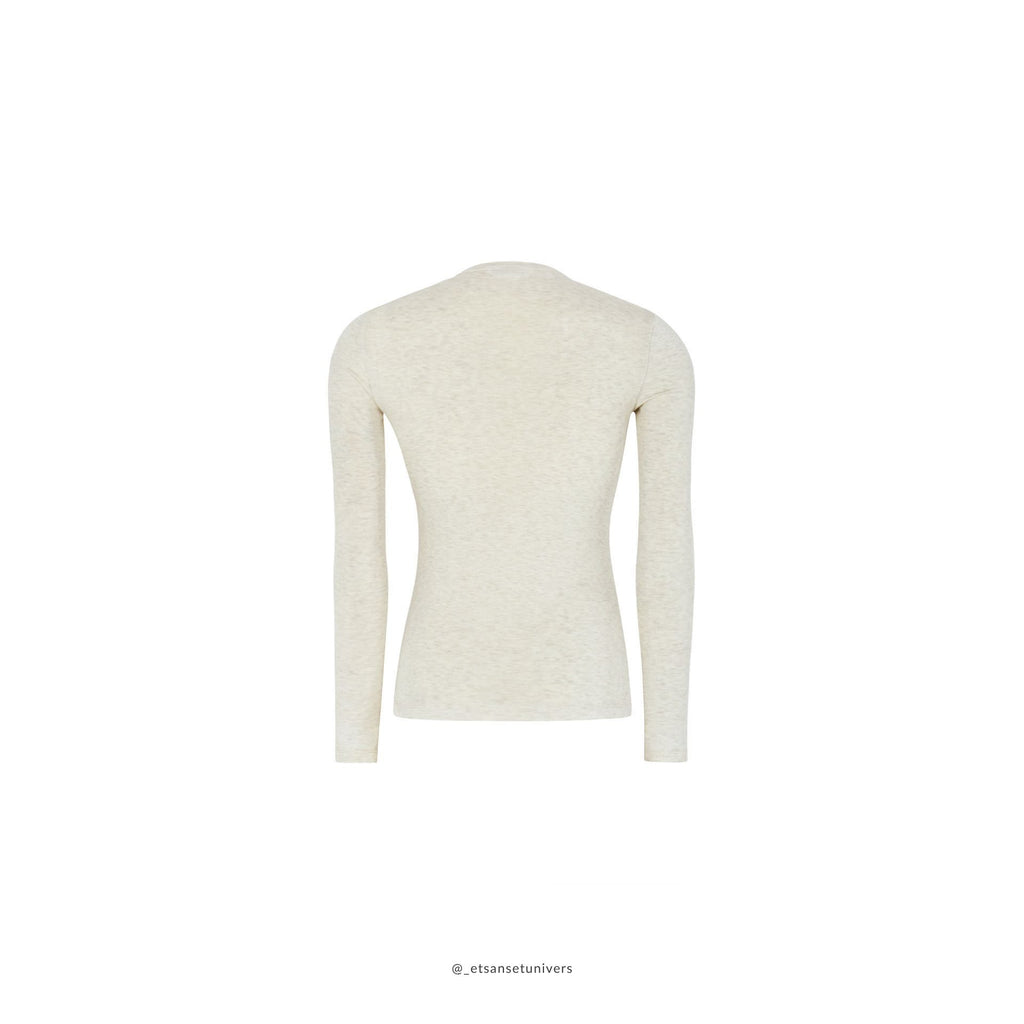 ⭐ Roman O-neck - Arctic Wolf melange