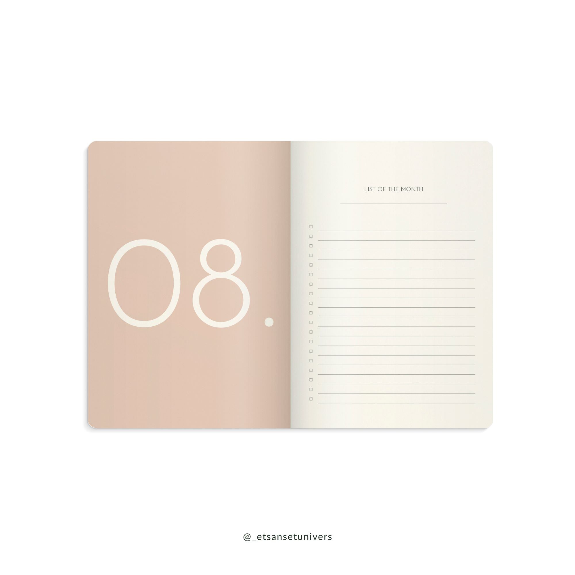 Week Planner blød Deluxe