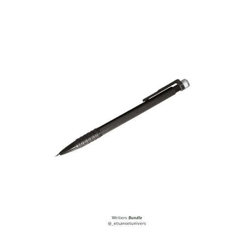 Stiftblyant - Sort med grib og viskelæder