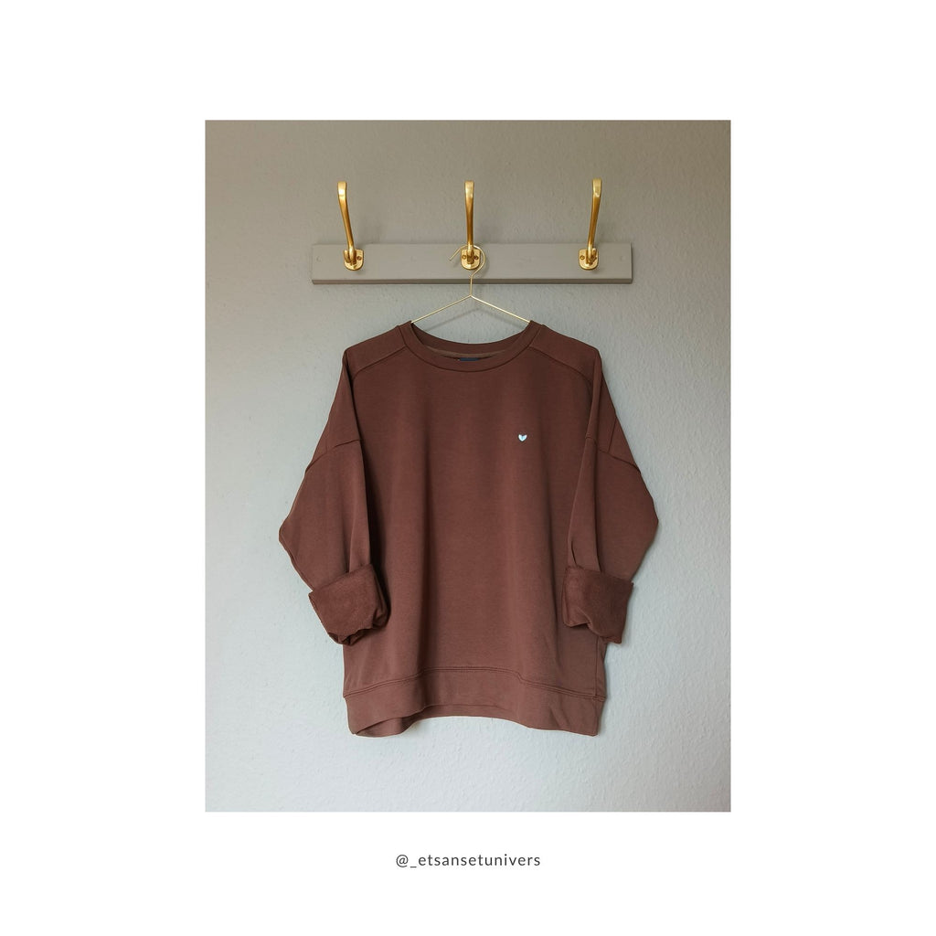 Sweatshirt - Chokolade brun