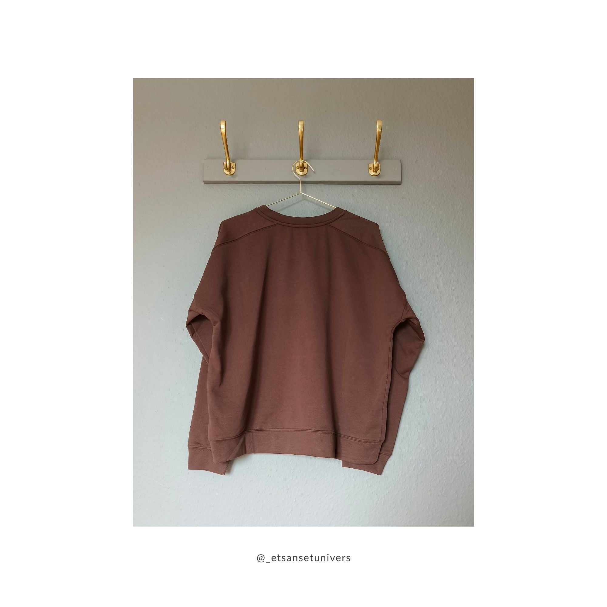 Sweatshirt - Chokolade brun
