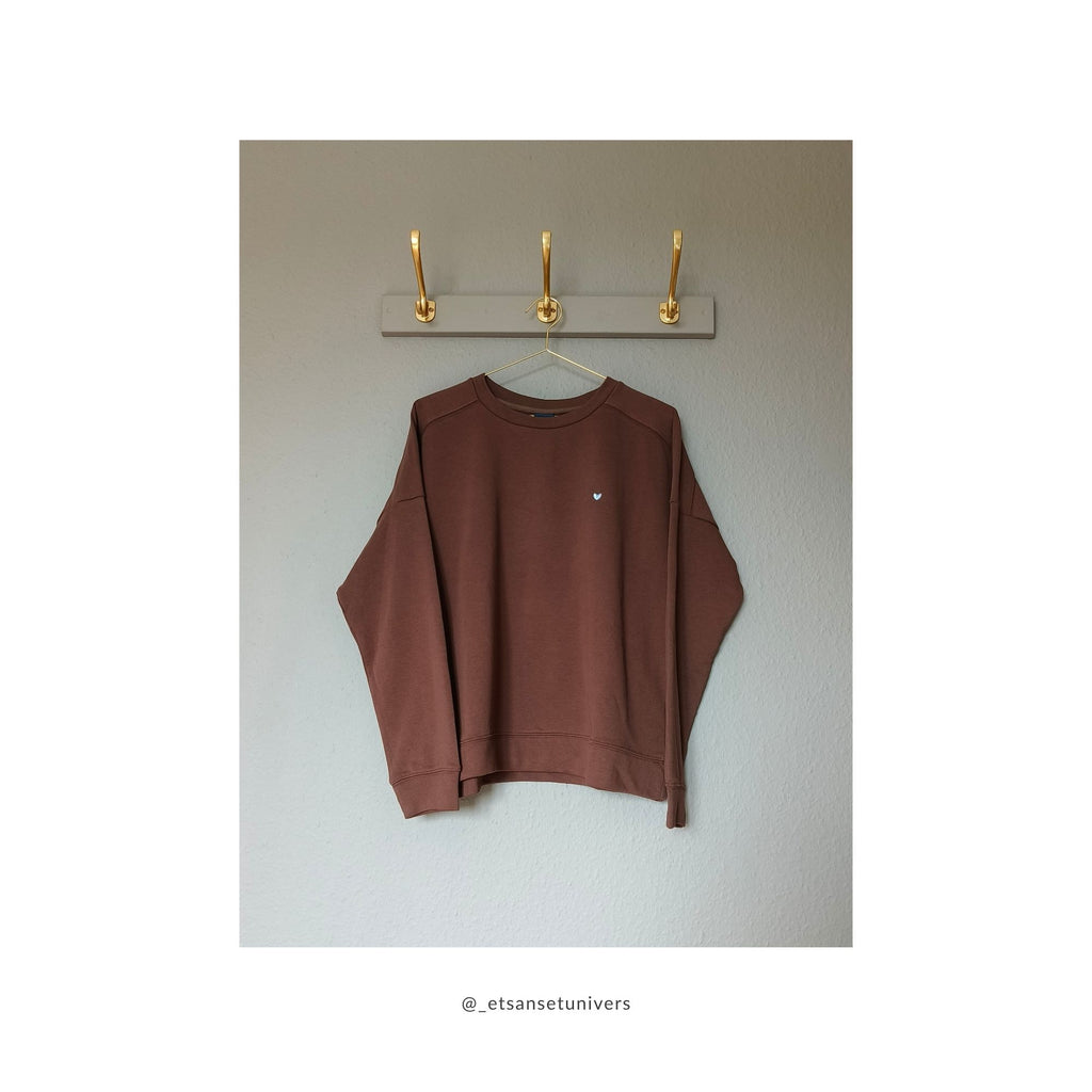 Sweatshirt - Chokolade brun