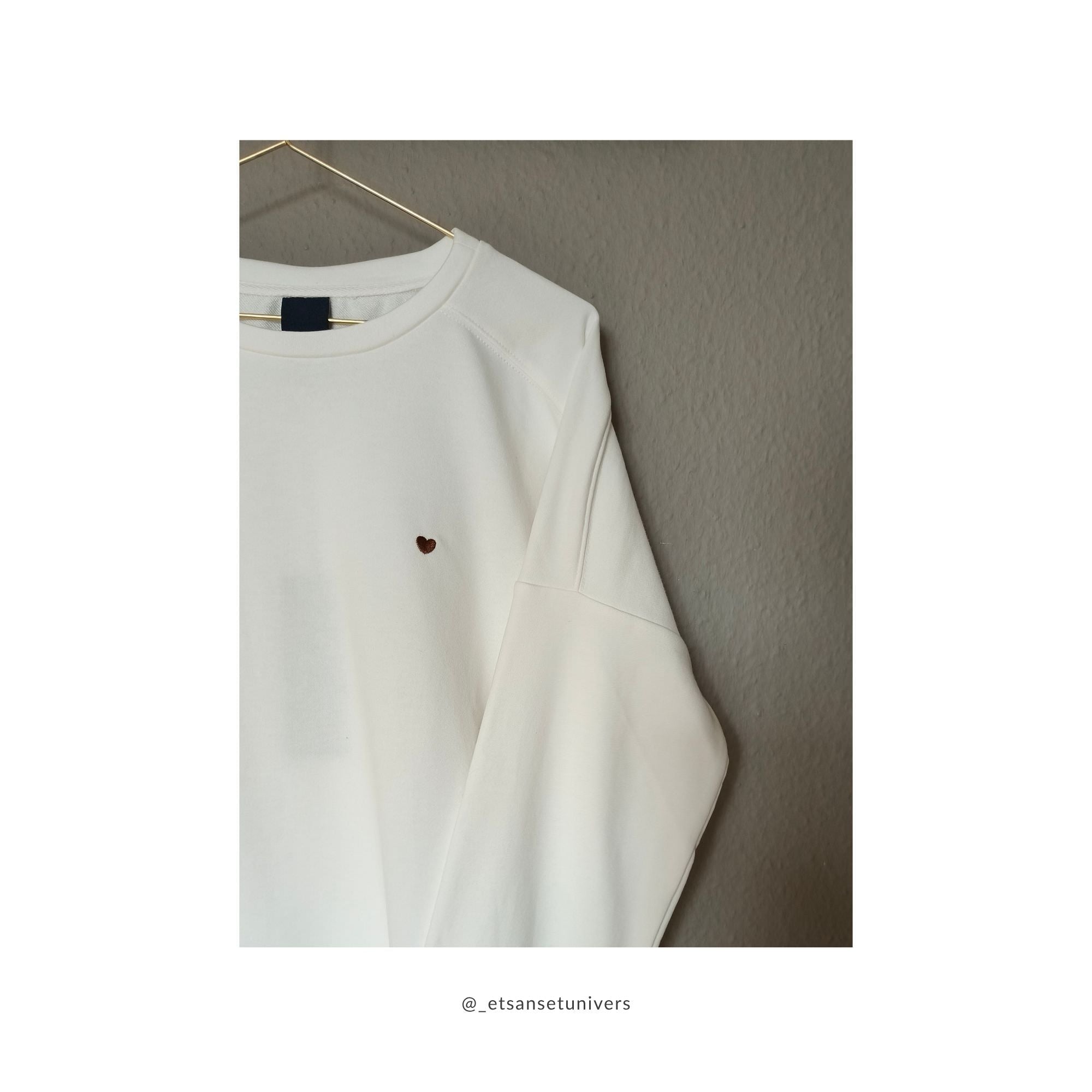 Sweatshirt - Elegant hvid