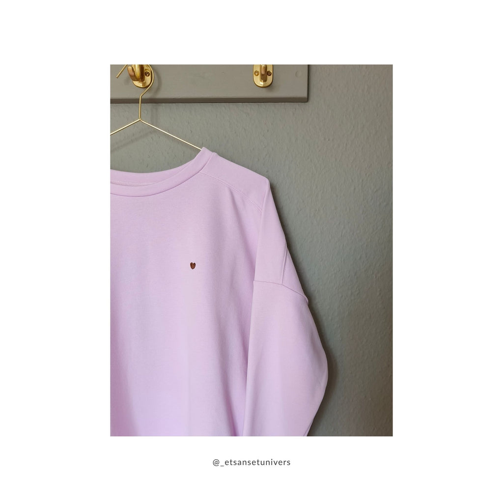 Sweatshirt - Støvet lys lilla