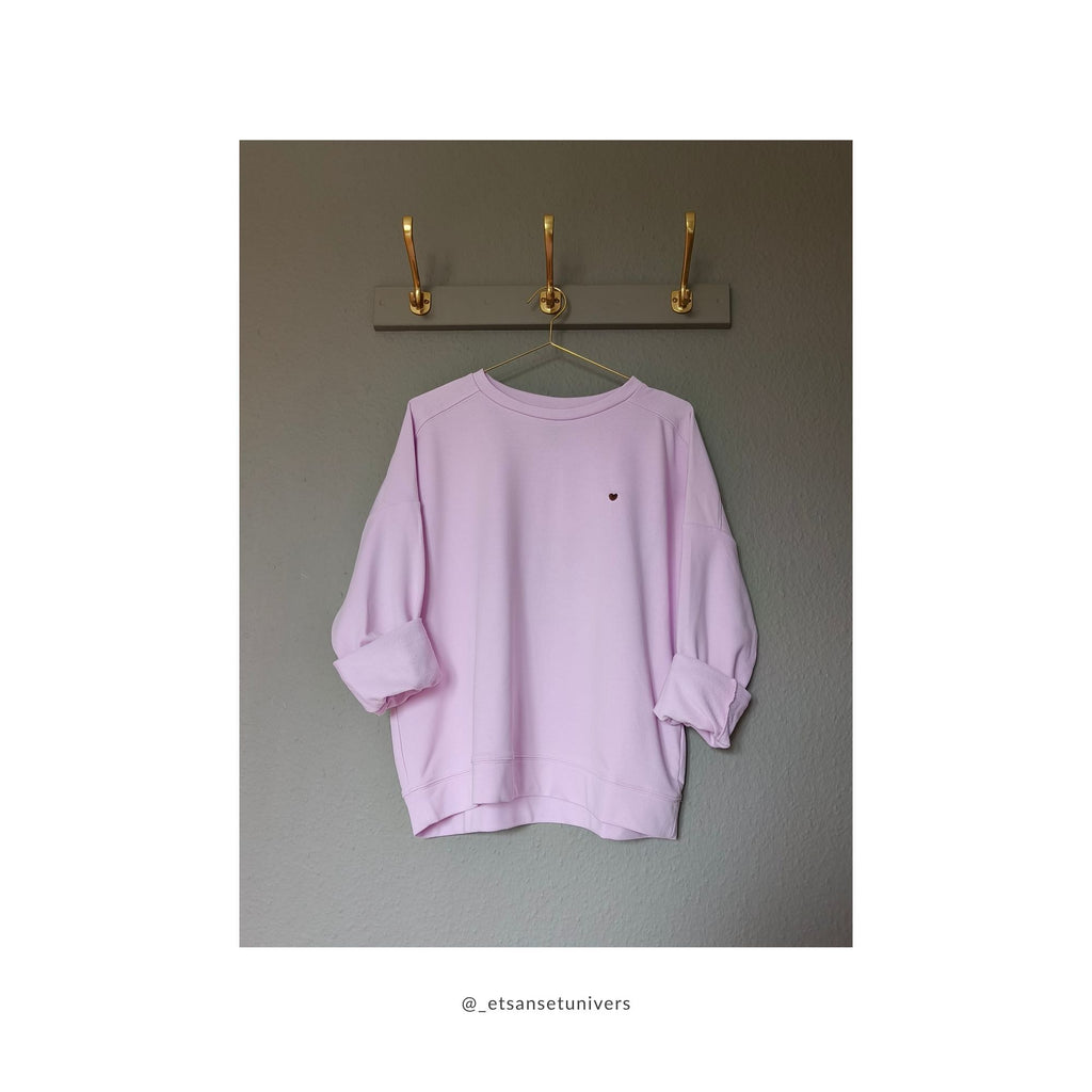 Sweatshirt - Støvet lys lilla