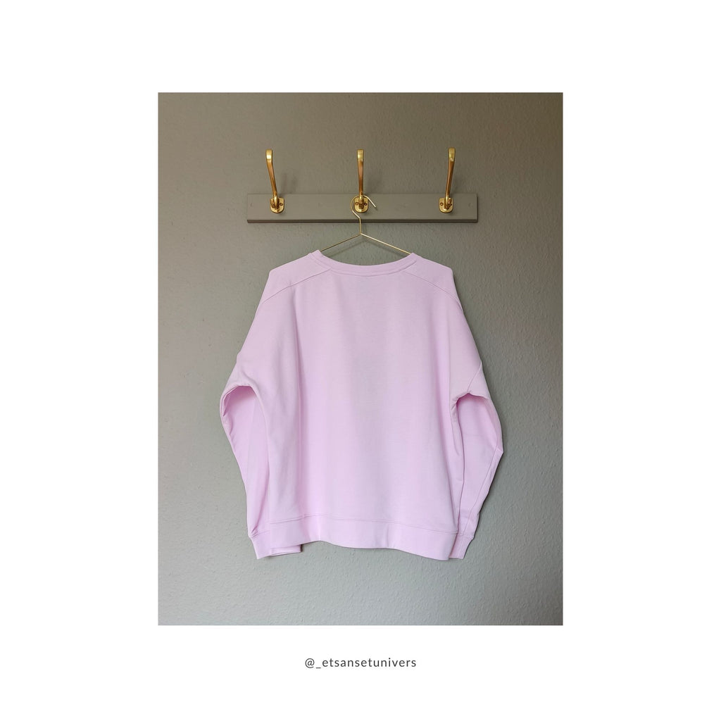 Sweatshirt - Støvet lys lilla