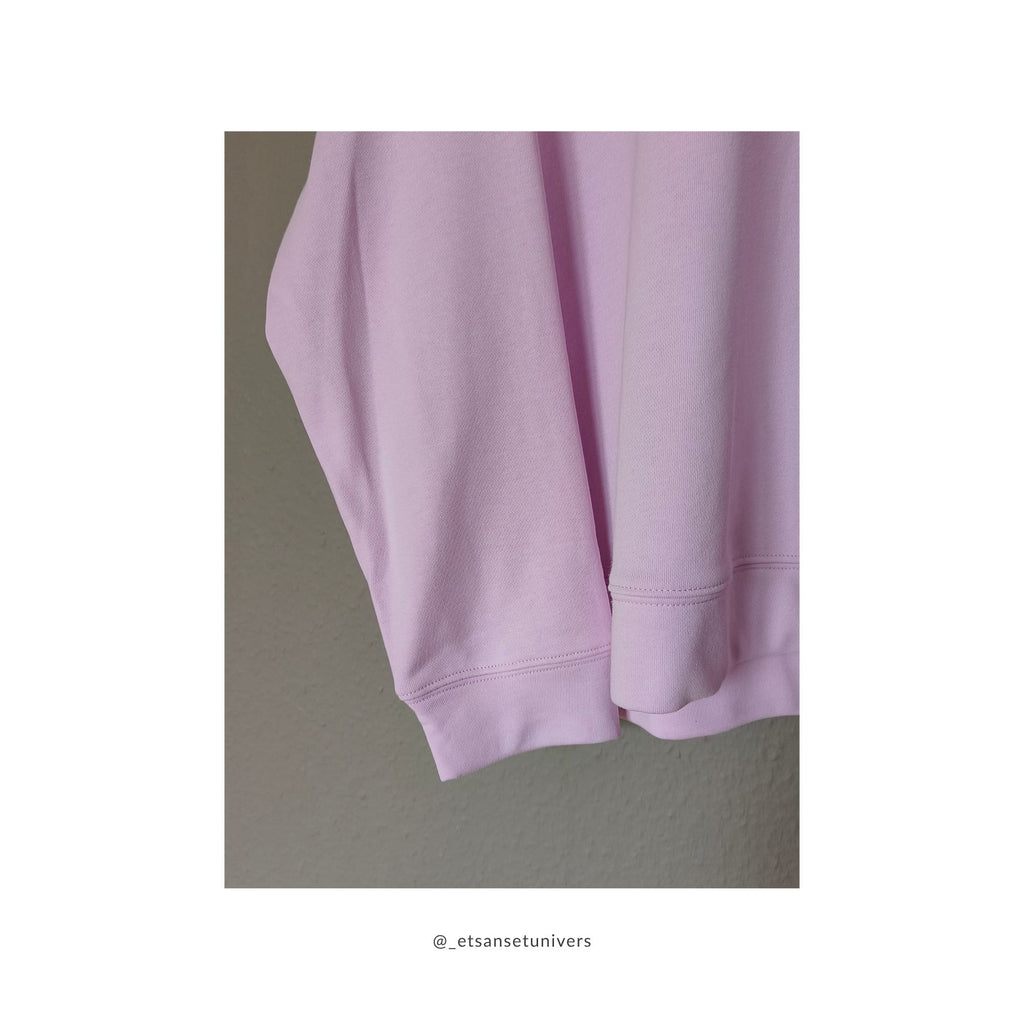 Sweatshirt - Støvet lys lilla